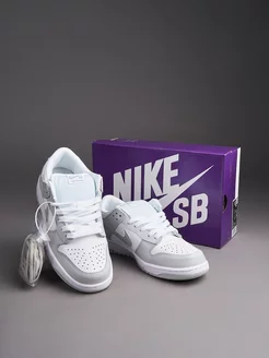 Кроссовки Nike SB dunk Low Grey Nike 249542388 купить за 3317 ₽ в