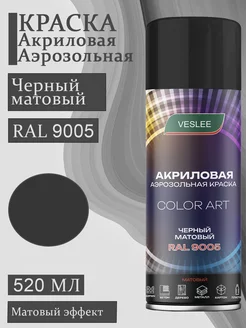 Аэрозольная краска автомобильная в баллончике RAL 9005 Veslee 249569057 купить за 270 ₽ в интернет-магазине Wildberries