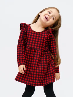 Платье для девочки в клетку MADARATI KIDS 249570558 купить за 693 ₽ в интернет-магазине Wildberries