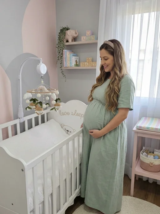 Baby Nursery K Мобиль музыкальный в кроватку для новорожденных, белый, фото 2