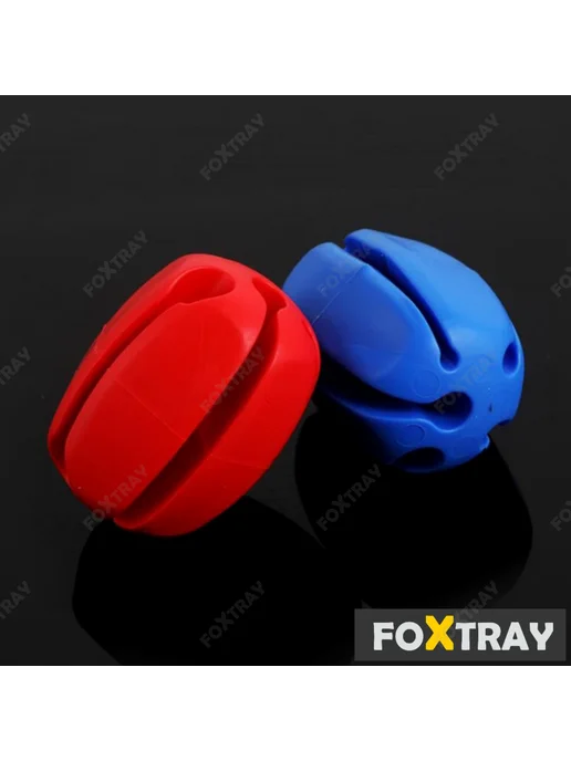 FOXTRAY Набор силиконовых держателей удилища с ремешками, синий, фото 7