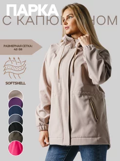 Парка с капюшоном на флисе Softshell SangerStyle 249634317 купить за 3 921 ₽ в интернет-магазине Wildberries