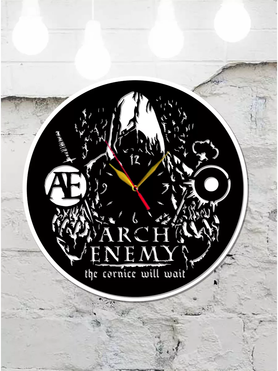 Настенные часы Arch Enemy, Майкл и Кристофер Эмотт — фото 4