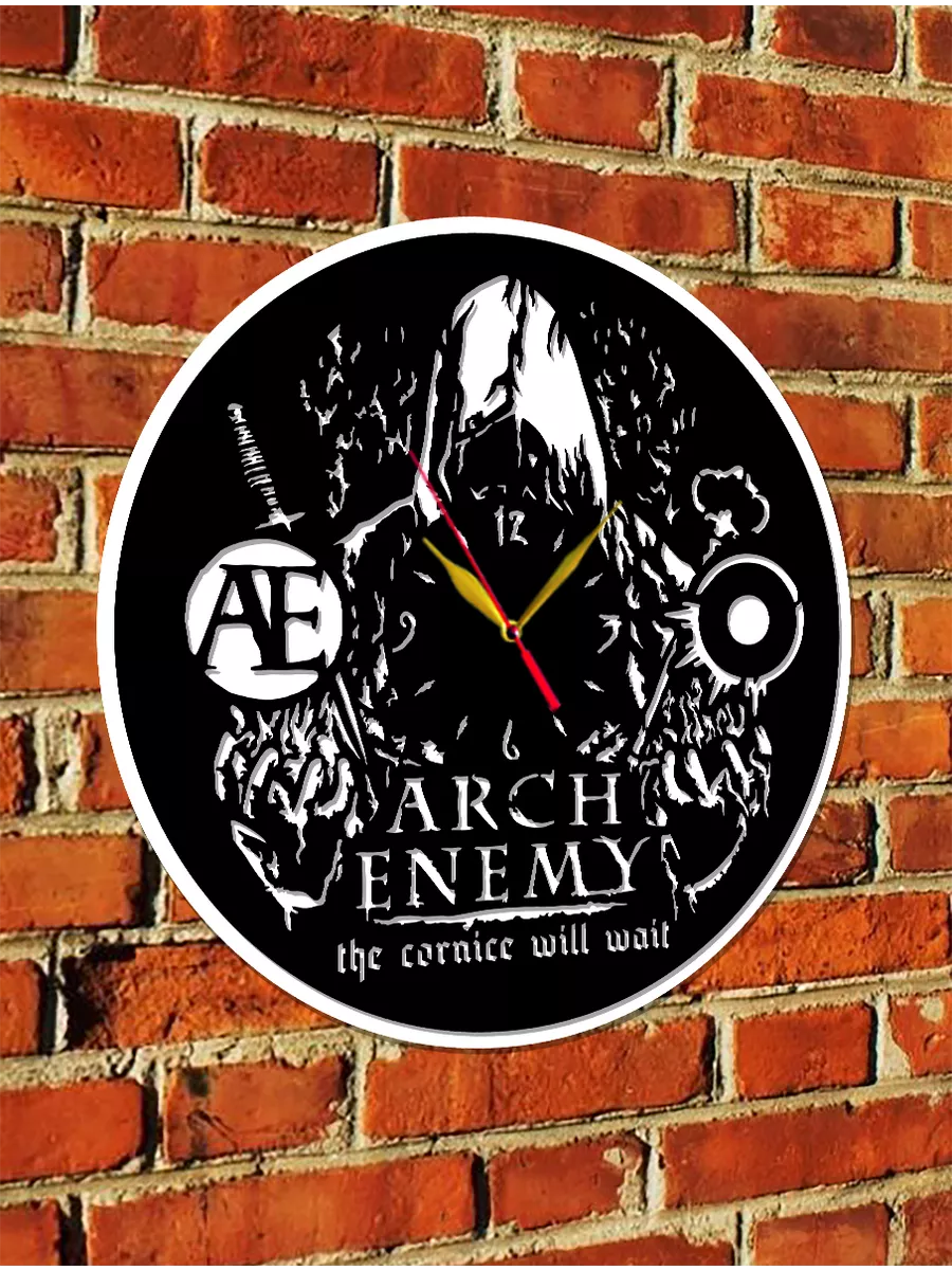 Настенные часы Arch Enemy, Майкл и Кристофер Эмотт — фото 6