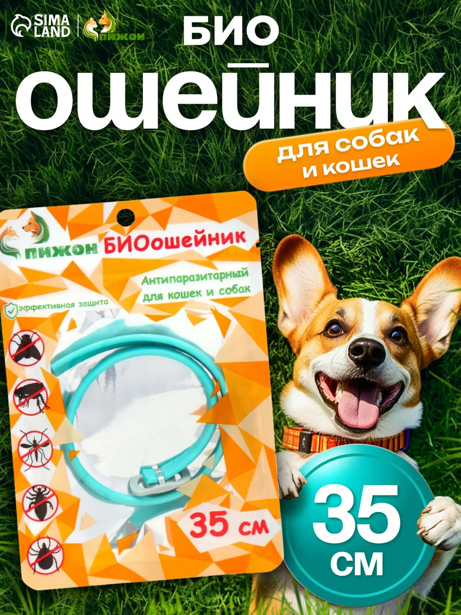 Ошейник от блох и клещей для собак и кошек