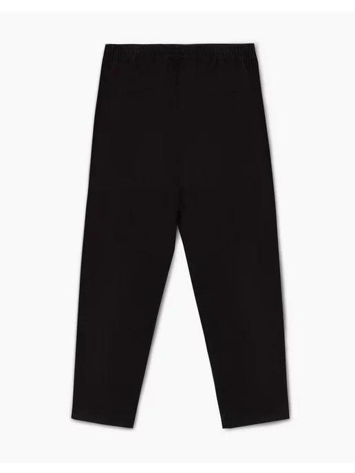 Чёрные джинсы Easy fit с эластичным поясом