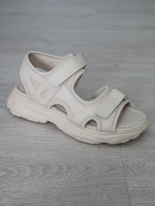 BIANCO BUCCI Босоножки натуральная кожа, бежевый, фото 2