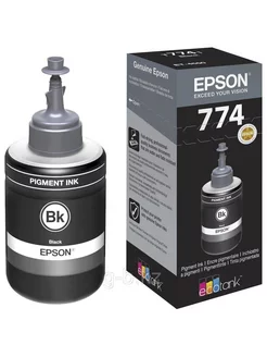 Чернила C13T774198 (774 BK), черный, 7000 стр., 140 мл. EPSON 249763690 купить за 1 442 ₽ в интернет-магазине Wildberries