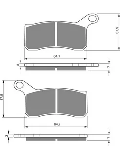 Колодки тормозные 261 S33 кросс TRW MCB824