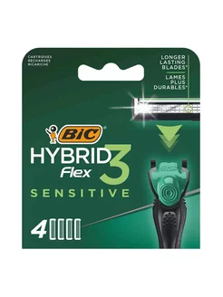 Сменные кассеты для бритья Hybrid 3 Flex Sensitive 4шт