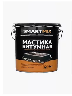 Мастика Битумная 5кг Smartmix 249959482 купить за 1 530 ₽ в интернет-магазине Wildberries