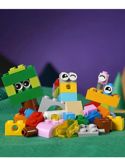 LEGO Конструктор Classic 10713 Чемоданчик для творчества, серый, фото 4