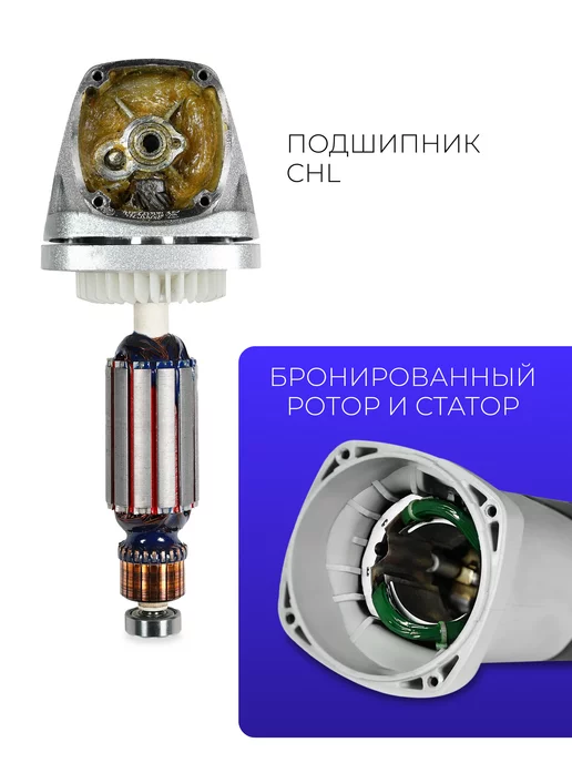 ELECTROLITE Угловая шлифмашина УШМ-1600 150мм 1600 Вт, 1600 Вт, фото 3