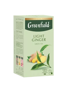 Чай зеленый Light Ginger, в пакетиках, 20 шт