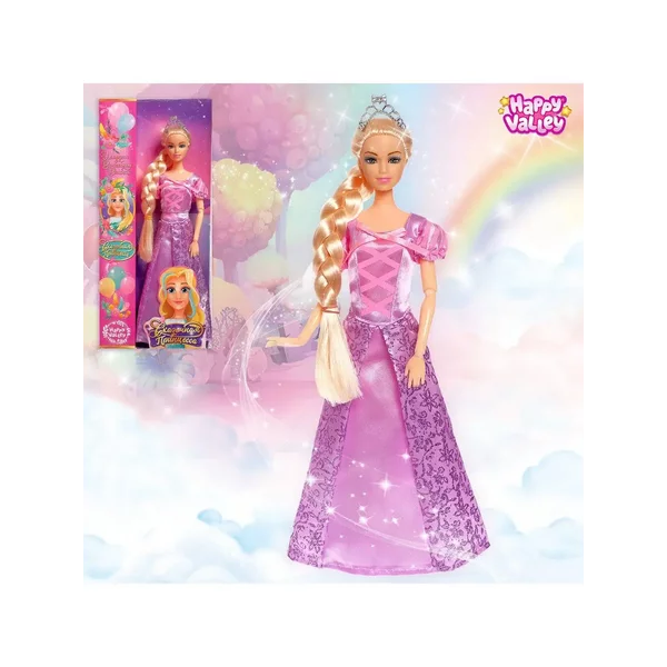 Кукла "Сказочная принцесса. История о волшебных волосах"