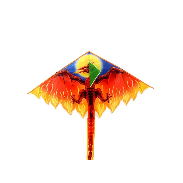 Воздушный змей детский Дракон с леской