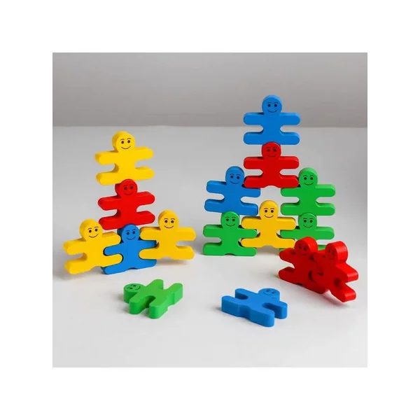 Развивающая игра балансир "Человечки" 19х11,5х4 см