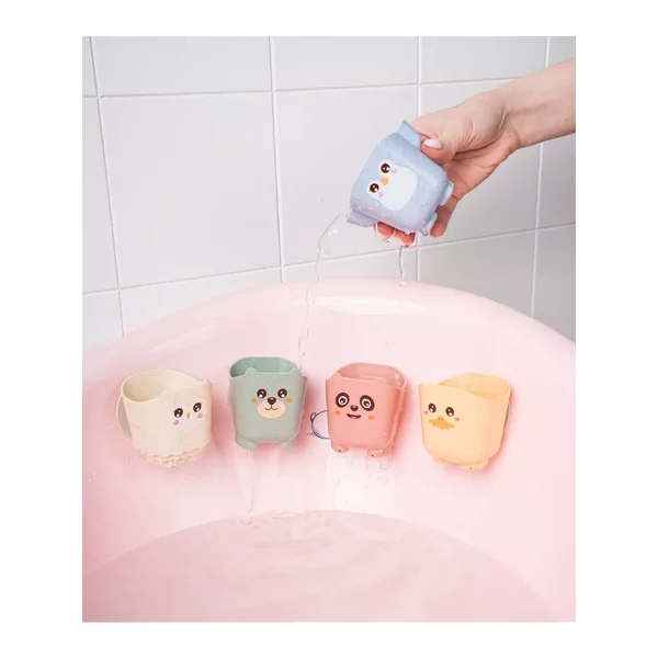 Набор стаканчиков для ванны Зверята
