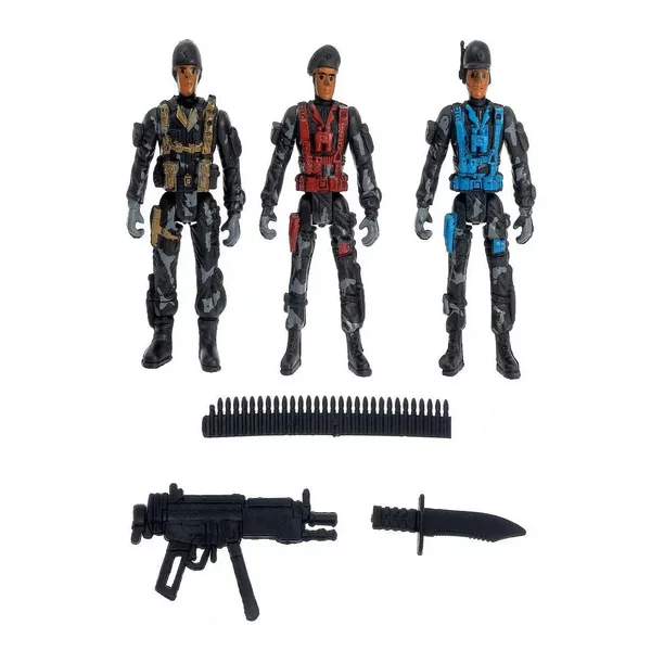 Набор солдатиков Борцы, 3 штук, с аксессуарами