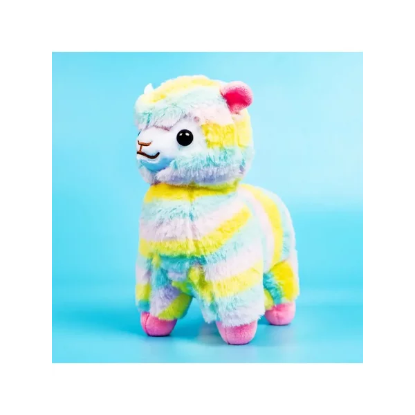Мягкая игрушка "Лама" радужная