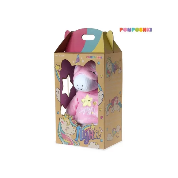 Мягкая игрушка, Детская игрушка "Единорожка в пижаме"