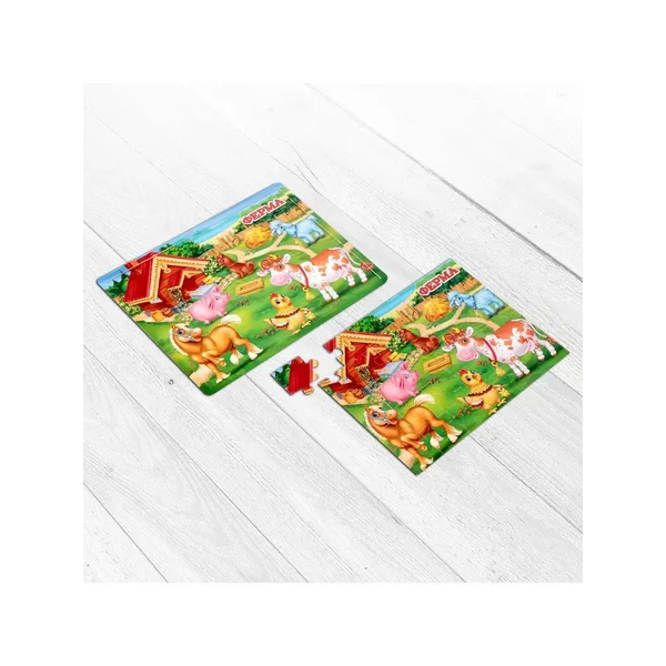 Пазл большой "Ферма", 30 элементов, для малышей, развивающий