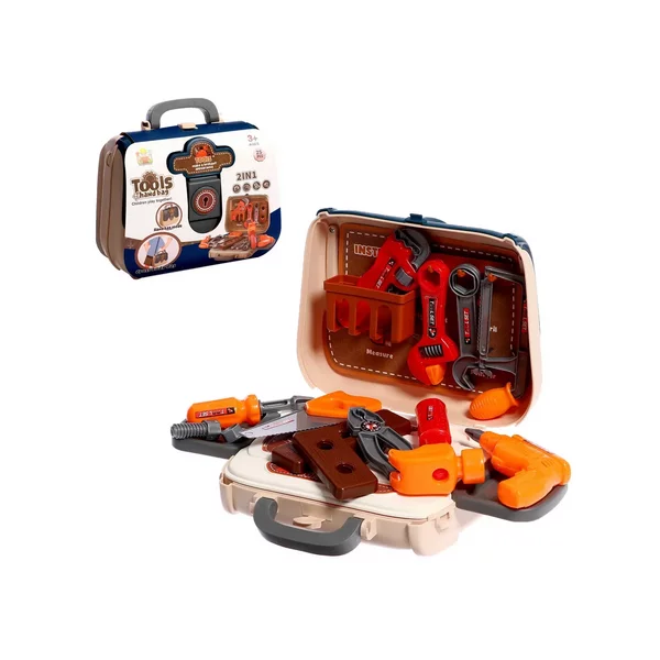 Детский игровой набор в чемодане Мастерская 25 предметов