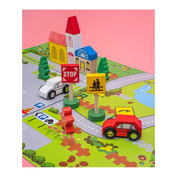 Деревянная железная дорога, 28 деталей