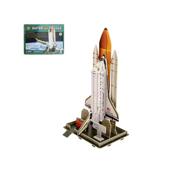 Конструктор/3D/Космический шаттл/Развивающий/Детский