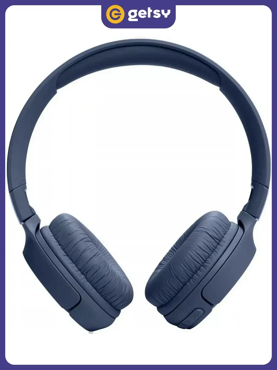 JBL Наушники Tune T520BT, Bluetooth, накладные, синие