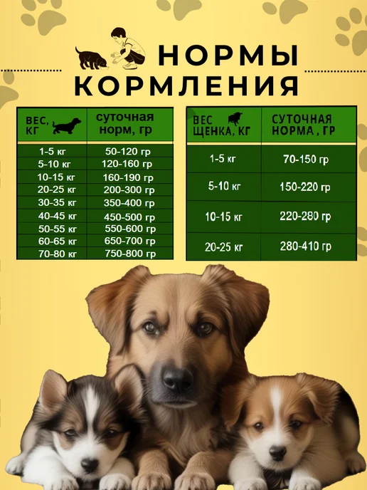 Сухой корм acari ciar Беби Гранула для собак, щенки, 1 кг, фото 7