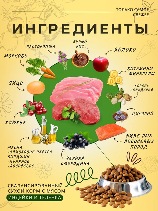 Сухой корм acari ciar Гранула для собак, мелкие, щенки, 15 кг, фото 3