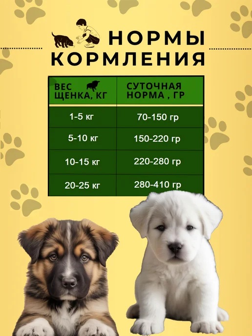 Сухой корм acari ciar Гранула Медиум для собак, щенки, 6,5 кг, фото 8