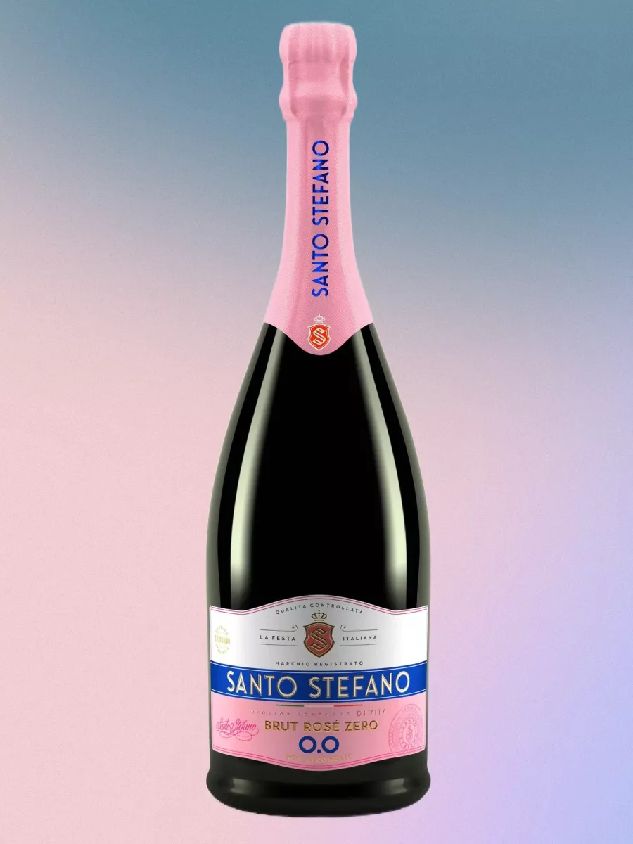 Безалкогольное шампанское Brut Rose, 0,75 л