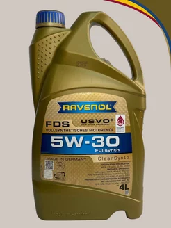 FDS моторное масло 5W30 синтетическое 4 л RAVENOL 250169405 купить за 6 201 ₽ в интернет-магазине Wildberries