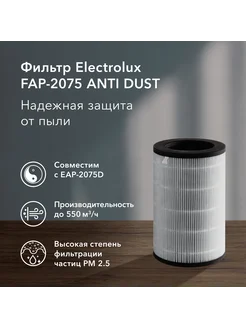 Фильтр Electrolux FAP-2075 ANTI DUST Electrolux 250196030 купить за 4 618 ₽ в интернет-магазине Wildberries