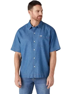 Рубашка Men Short Sleeve 1 Pocket Shirt Wrangler 250257683 купить за 2 749 ₽ в интернет-магазине Wildberries