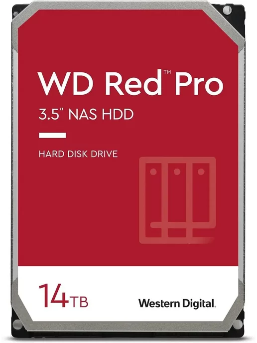 Western Digital Жесткий диск 3.5" 14TB HDD Red Pro WD142KFGX, 14 ТБ, фото 2