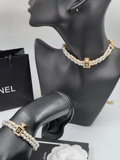 Чокер в стиле Шанель Chanel