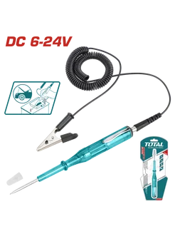 Тестер-пробник автомобильный 6-12-24 В