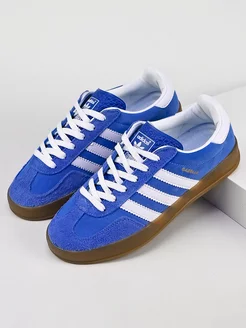 Кроссовки Gazelle Indoor Blue Fusion Adidas 250339097 купить за 2 425 ₽ в интернет-магазине Wildberries