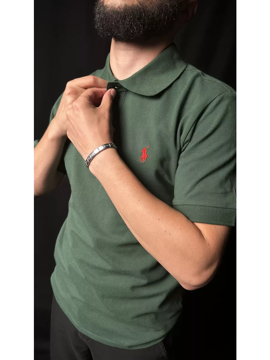 Поло Polo Ralph Lauren зеленая