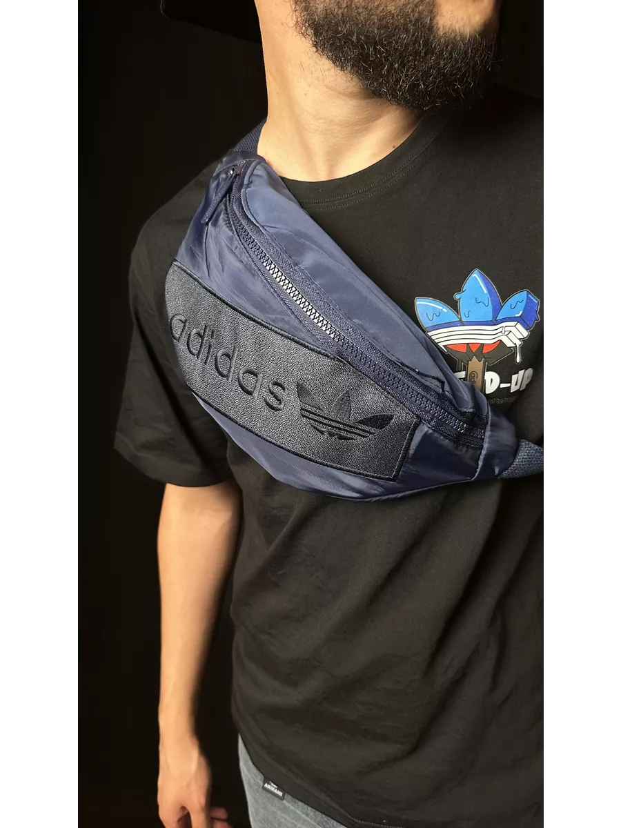 Сумка поясная Adidas синяя