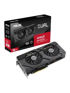 Видеокарта AMD Radeon RX 7800 XT (DUAL-RX7800XT-O16G) ASUS 250466549 купить за 51 831 ₽ в интернет-магазине Wildberries