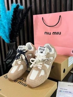 Miu miu Кроссовки miu miu 250470824 купить за 2 351 ₽ в интернет-магазине Wildberries