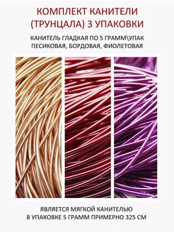 Комплект канитель (трунцал) 3 упаковки Хрустальные грани 250489002 купить за 303 ₽ в интернет-магазине Wildberries