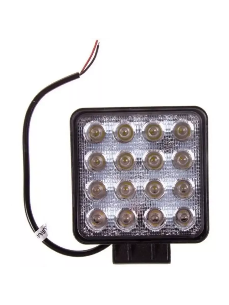 Фара светодиодная 107*107(126)*50мм 12V 24V S07201016