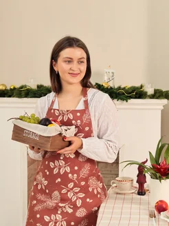 Фартук кухонный новогодний Этель 250601746 купить за 393 ₽ в интернет-магазине Wildberries