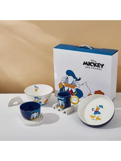 Сервиз столовый набор фарфоровой посуды Donald Duck