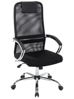 Офисное кресло CH612 chrome, черное, ткань сетка CHAIRMAN 250635606 купить за 12 559 ₽ в интернет‑магазине Wildberries